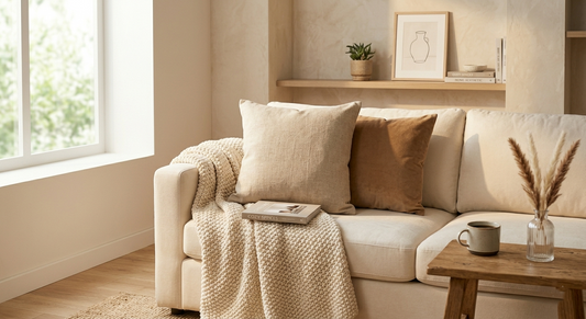 LinenBloom Cushion Cover