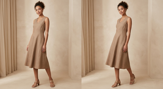 LumiCurve A-Line Dress